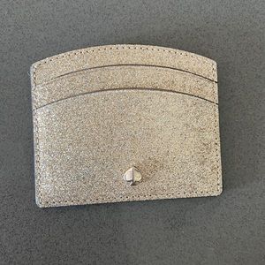 Kate spade glitter card case